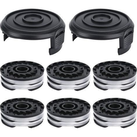 Lot de 8 bobines de fil compatibles avec les coupe-bordures électriques Parkside LIDL PRT 550 A1, PRT 550 A2, PRT 550 A3, PRT 550 A5, PRT 550 B6, PRTA 20-Li B2, PRTA 20-Li C3 Longueur 10 m Ø (1/5)