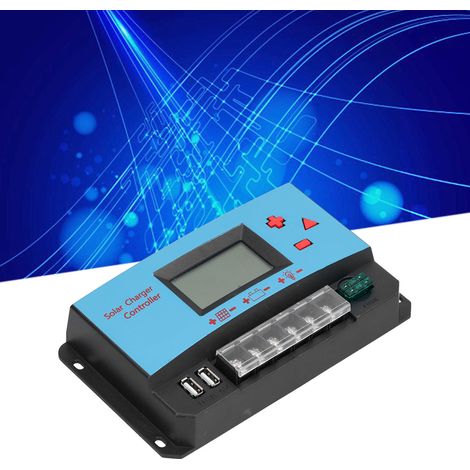 Wasserdichter 30A-Solar-Laderegler mit zwei USB-Anschlüssen und LCD-Bildschirm (1/5)