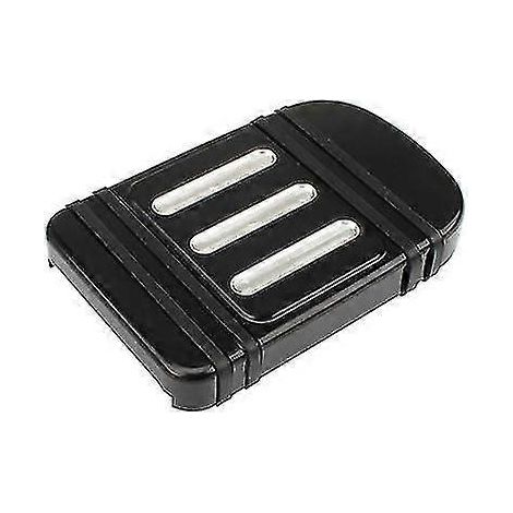 Repose-pieds et pédale de frein noirs/chromés pour moto Harley Softail Touring, CVO Electra Glide, Dyna, Fat Boy (1/5)