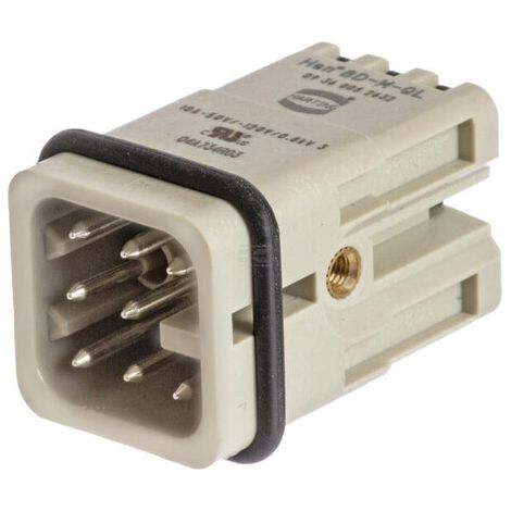 Steckereinsatz männlich 8P HAN-8D HARTING 09360082632 (1/2)
