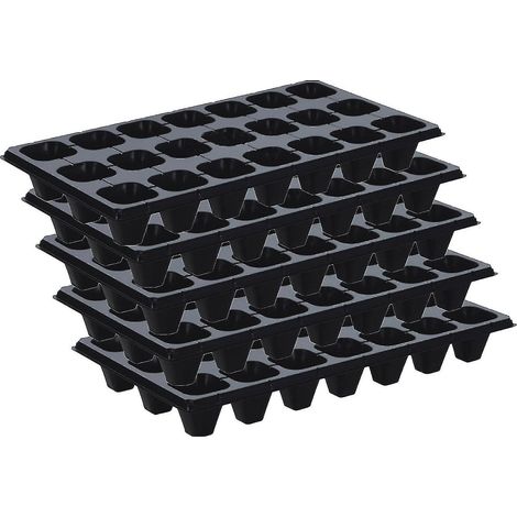 Filiyano-Lot de 5 plateaux pour plantes succulentes, respirants et durables, portables, pour la germination de plantes succulentes Jikaix-hy 1 (1/5)