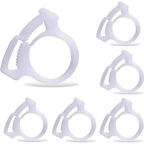 Lot de 6 pinces de fixation B15 pour tuyau de balayage de piscine – ABS haute qualité – Installation facile – Compatible nettoyeurs Polaris 180 280 360 380 480 (1/5)