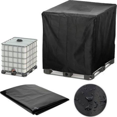 Water Tank Cover - Sunshade and Waterproof Protective Cover - Suitable for 1000L Water Tanks - Factory Water Tank Cover - Suitable for storing factory water tanks, outdoor agricultural water tanks, an (1/5)