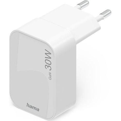 HAMA CUBO CARICABATTERIE UNIVERSALE PIEGHEVOLE PER TELEFONO GaN 30W USB C 1 pz. (1/5)