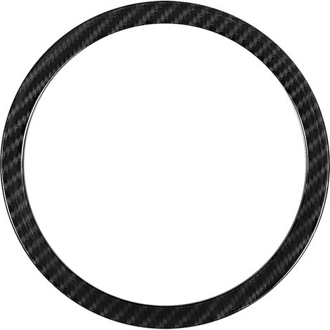 Décor Autocollant Volant Style Fibre Carbone, Couvre Protection Garniture pour Jaguar (1/5)