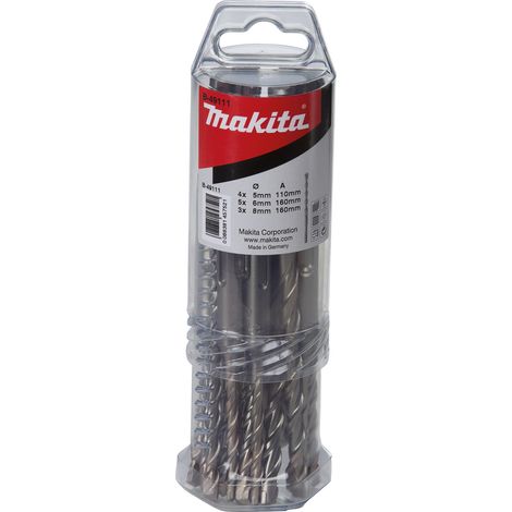 Makita Set de brocas SDS-PLUS n.º 5 de 12 piezas - B-49111