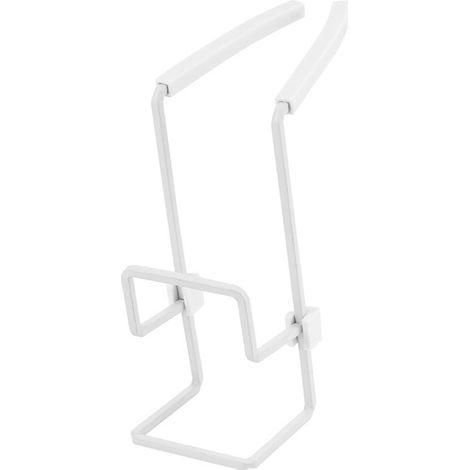 Porte-chiffons - Blanc - Porte-brosse à vaisselle - Porte-rangement de cuisine - Porte-plan de travail - Porte-robinet - Porte-éponges - Porte-évier (1/5)
