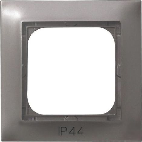 Stampa Telaio singolo per connettori in titanio IP44 RH-1Y/23 (1/2)