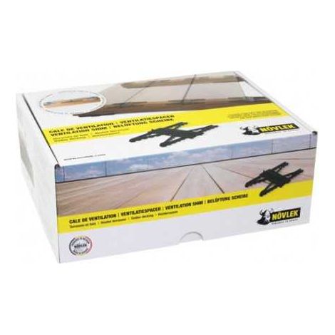 Sud Bois – Lot de 100 cales de ventilation 5 mm – Pour décollement optimal entre lames et lambourdes – Largeur 65 mm – Épaisseur 5 mm (1/2)