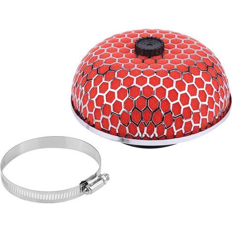 Air Filter, Keenso Universal High Flow Foam Mushroom Design Air Intake Filter (Red)