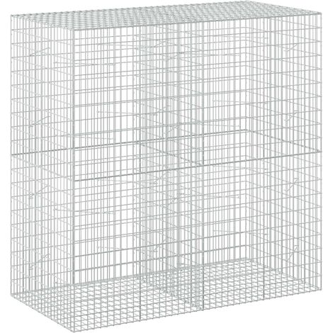 Gabion avec Fil de 5 mm et Maille de 5x10 cm 200x100x200 cm vidaXL (1/5)