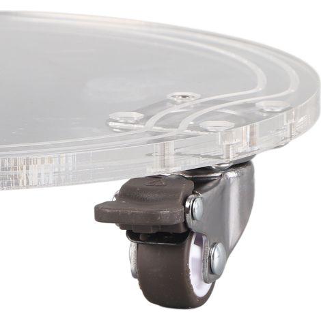 Plateau Acrylique Transparent Rond Support pour Purificateur d'Air Chauffage et Climatisation (1/5)