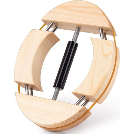 4 voies chapeau Stretcher, chapeau en bois Stretcher pour chapeaux montés, longueur étirée 7,1'' à 9'', largeur 5,7'' à 7,1'', poignée noire douce, pour toutes sortes de chapeaux