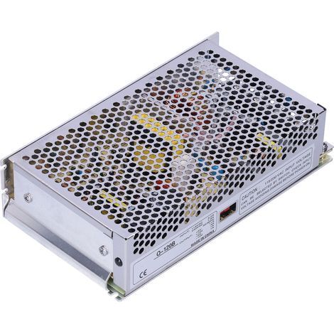 Alimentation à découpage BERM 115/230VAC, sortie DC 5V/11A, 12V/4A, -5V/1A, -12V/1A, 120W, modèle Q-120B (1/5)