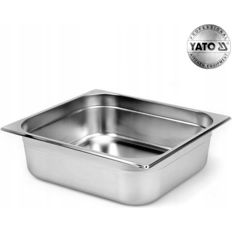 Contenedor Gastronorm FABRICADO EN ACERO INOXIDABLE GN 2/3 100MM 9L yato (1/5)