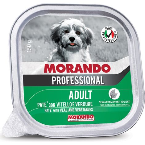 CIBO CANE MORANDO VSC 150 G VITELLO VERDURE- 22,0 pz