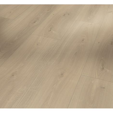 Parquet Stratifié Chêne Clair Poli 128.5x24.3 cm (1/2)
