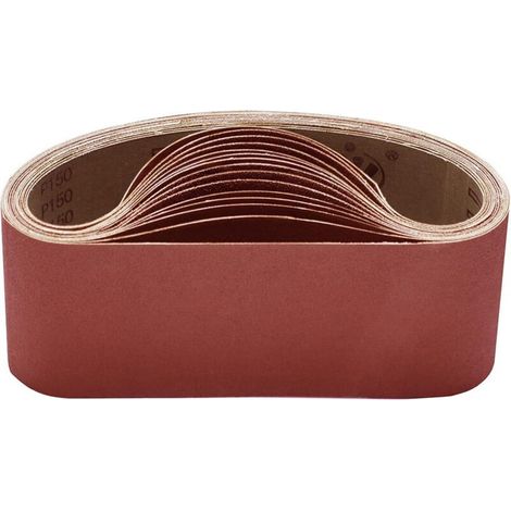 Promotion, Bande Abrasive, 15 Bandes Abrasives 100 x 610 mm Assortiment de 3 pièces par granulation 80/120/150/240/400 pour Ponceuse Bande Lime Électrique,-- (1/5)