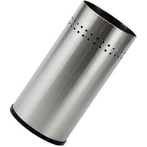 Porte-parasol acier inoxydable - Anti-fuite - Rangement entrée - 21,5x49,5cm (1/5)