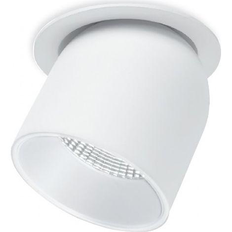 Faretto incasso gea led portia gfa441 bianco lampada soffitto orientabile