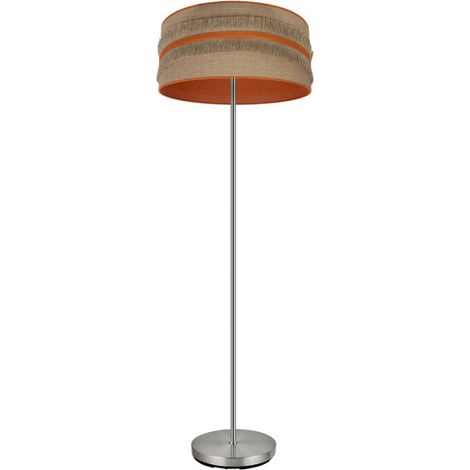 Fußsalon Natalia 1xe27 Nickel/sack-orange 164x40x40 cm (1/2)