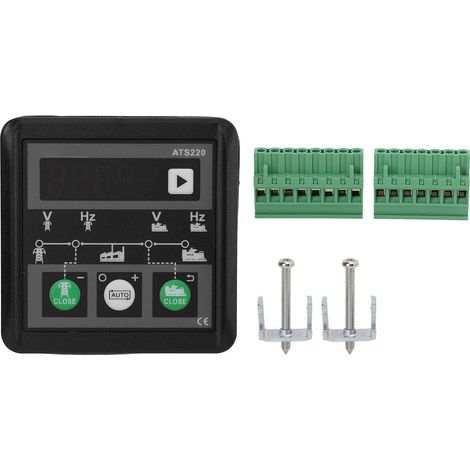 ATS220 Module de Commutation Automatique Contrôleur de Groupe Électrogène AC30‑300V Affichage LED (1/5)