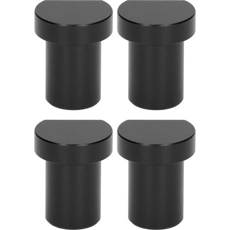 4 Stück Tischbegrenzungsblöcke für die Holzbearbeitung, multifunktionale Werkbank-Anschlagbolzen, 20 mm Durchmesser, schwarz (1/5)