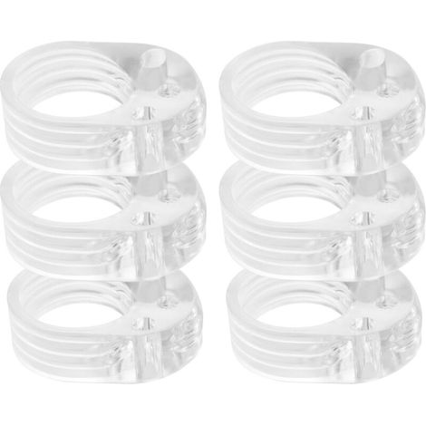 SABIR protection poignee porte - lot de 6 protège poignée porte transparents et protege mur pour poignée de fenêtre pour protéger contre les marques (1/5)