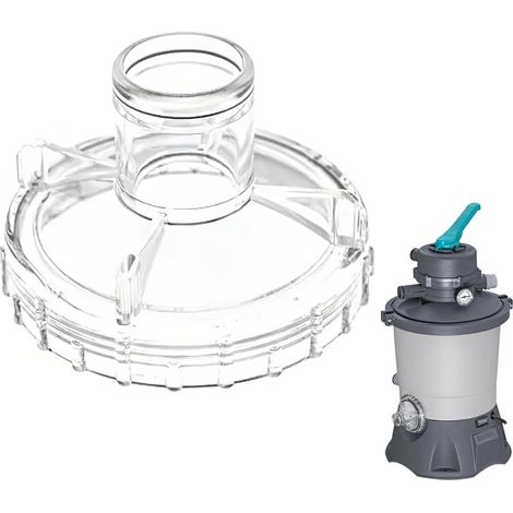 P6665 Pool Pump Sand Filter Cover Parts for Bestway Flowclear Filter Pumps, Replacement for Above Ground Pool Filter Pump (1/5)