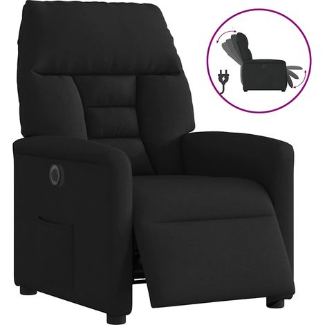 Relaxsessel Elektrisch Schwarz Stoff