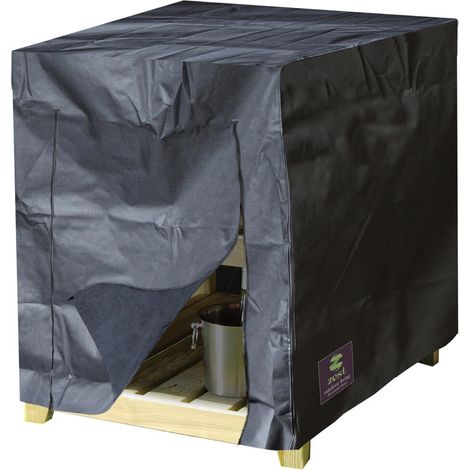 Zest Garden Pizza Oven Table Large Cube Garden Box Furniture Cover - Black (1/3)
