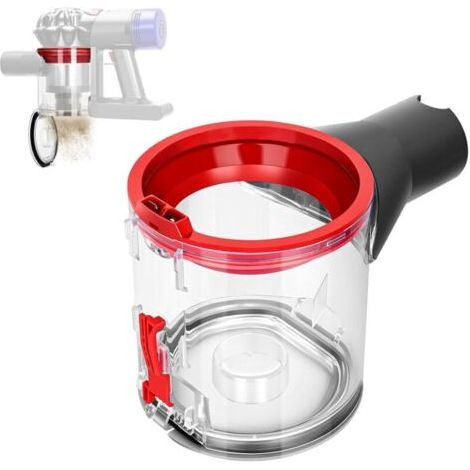Enowelir Coupelle de Dépoussiérage Accessoire pour Dyson, Coupelle de Dépoussiérage pour Aspirateur pour Dyson V7 / V8, Accessoire pour Dyson V7 / V8 (1/5)