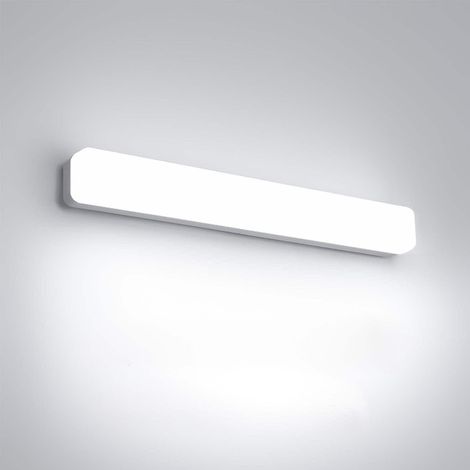 LED-Spiegel-Frontlampe, Toiletten-Schreibtischlampe, groß, 6000 K weißes Licht, 24 W