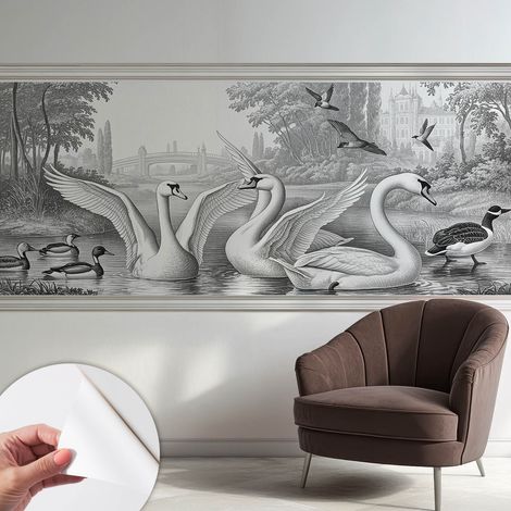 Fotomurale adesivo stickers - per camera da letto - per corridoio - decorazione casa moderna Paesaggio classico 250x104 cm (1/5)