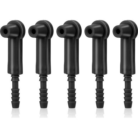 5 Bremsenentlüftungsanschlüsse – Schwarzes PVC – Wasserdichter Schnelladapter – Für Pkw und Lkw – 7,7 x 2,2 cm (1/5)