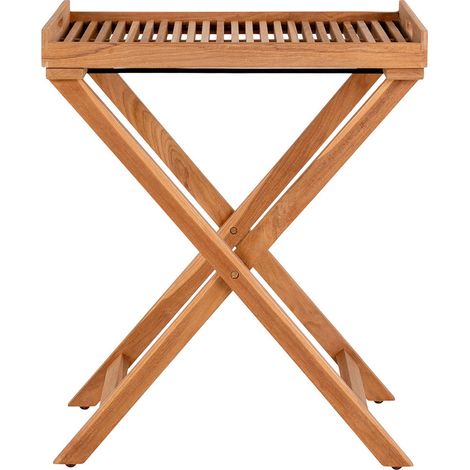 Ronda Beistelltisch 60x40x70cm Teak.