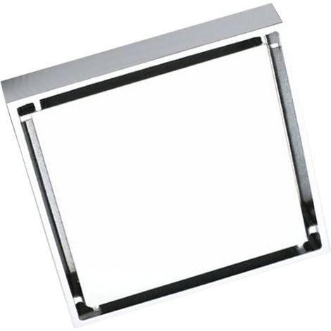 Scarico doccia invisibile anti-intasamento – 10 cm – acciaio inox spazzolato – cucina