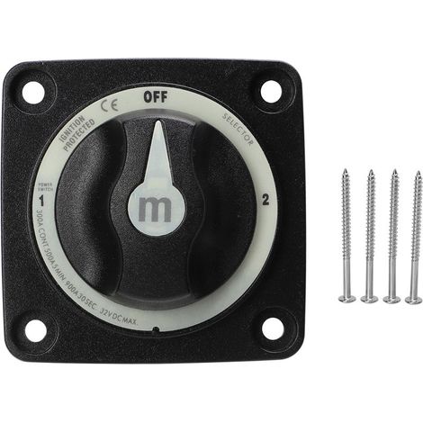Interrupteur sélecteur de batterie 300A, coupure de batterie marine à 3 positions pour bateau et camping-car (1/5)