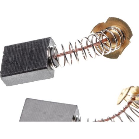 balais de charbon pour moteur, 6,5 x 13,5 x 17 mm, compatibles avec les outils électriques Makita 9609NB, 9609ng et GA7000. (1/4)