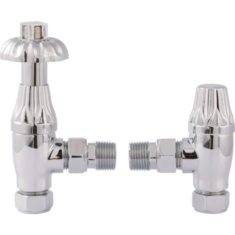 Heating Accessories Thermostatic Radiator Valve Pack, Chrome