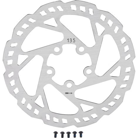 135 mm Edelstahl-Bremsscheibe mit 5 Löchern und 5 Schrauben für den Xiaomi Pro Pro2 Elektroroller.