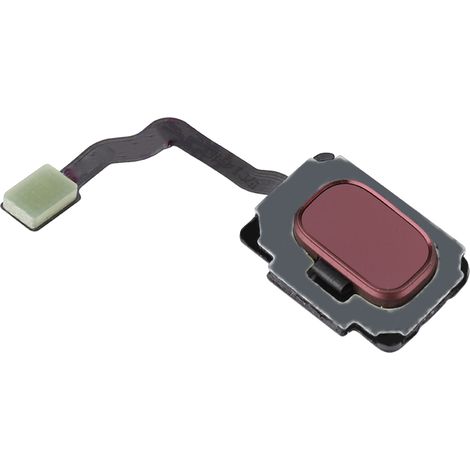 Nappe rouge pour bouton d'accueil et capteur d'empreintes digitales des Samsung S9 G960 et S9+ G965