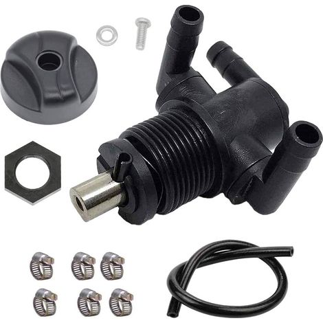 Robinet d'arrêt de carburant avec durite pour Polaris Sportsman 335 325 330 400 500 600 700, vanne essence ATV, kit remplacement fiable. (1/4)