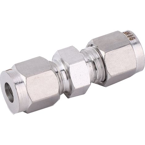 Raccord de tuyau d'air, droit, acier inoxydable 304, raccord à vis pneumatique, 4 mm/6 mm/8 mm/10 mm/12 mm (1/5)