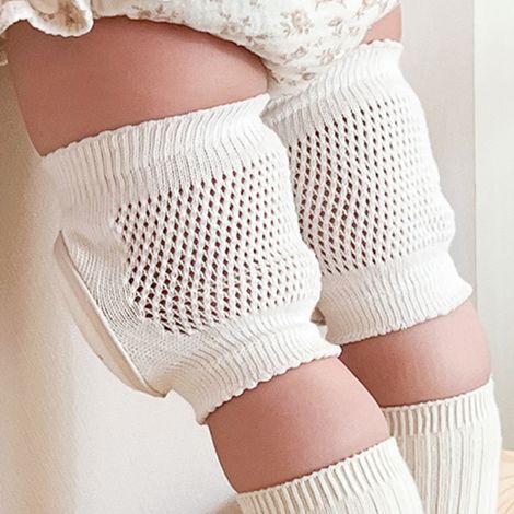 Baby-Knieschoner aus reiner Baumwolle mit niedlichem Muster, atmungsaktiv, zum Krabbeln geeignet, für Babys von 1–8 Jahren, kleine Bären, Einheitsgröße. (1/5)