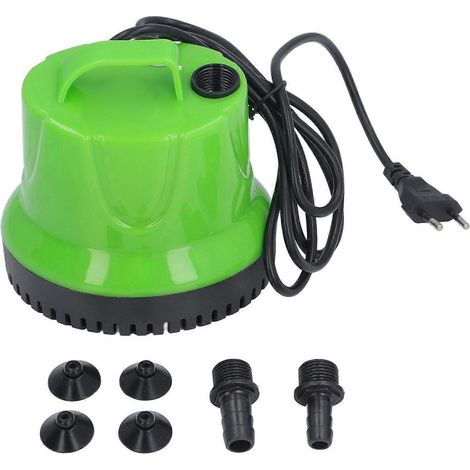 Pompe à eau submersible 25W, sortie 16/19 pouces, 1200 l/h (317 GPH), pompe d'aspiration par le bas pour bassin, aquarium, etc.