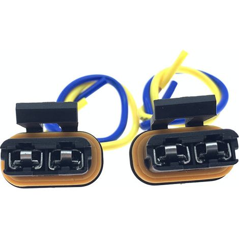 Connecteur de faisceau de câbles de ventilateur électronique compatible avec les modèles Buick Sail, Regal, LaCrosse, Century, Dynasty, GL8 et Avantgarde -- JB1928-2P