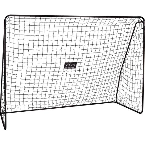 HUDORA Porta da calcio XXL - porta da calcio grande per bambini e adulti - resistente alle intemperie e stabile con rete fitta per casa - Porta da esterno per tempo libero e training
