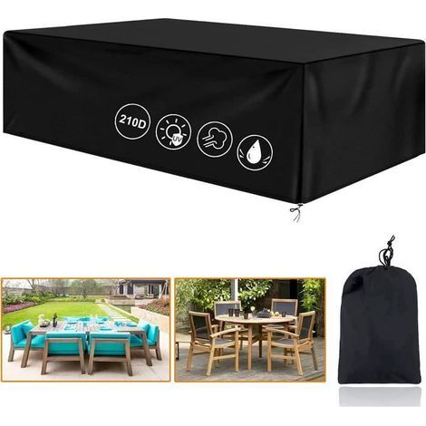 Oxford 210D Waterproof Garden Cover - Lightweight, Easy to Store, Size 213x132x74cm (1/4)