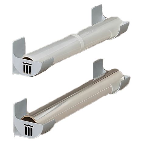 Supports de rangement 4 pièces, supports de rangement gris pour armoire de réfrigérateur (deux paires/deux de chaque côté), latéraux (1/3)